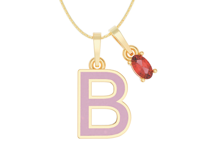 Inicial Esmaltada con Zirconia Roja