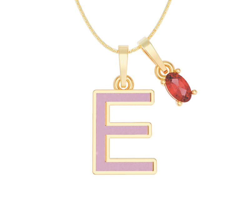 Inicial Esmaltada con Zirconia Roja