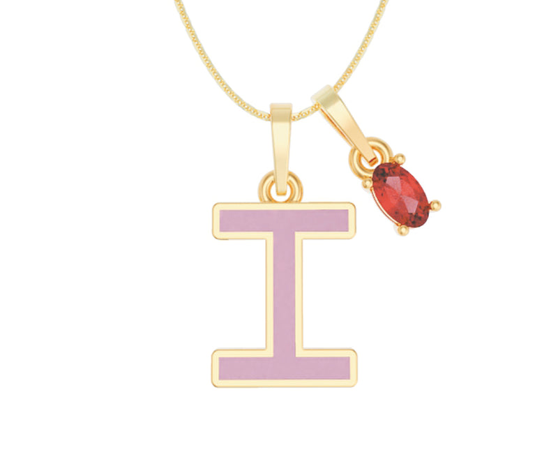 Inicial Esmaltada con Zirconia Roja