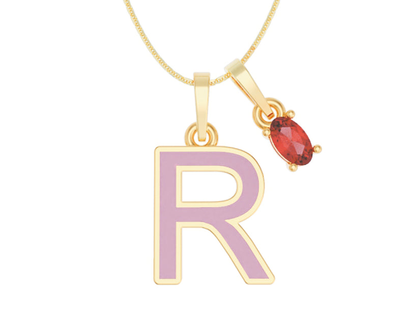 Inicial Esmaltada con Zirconia Roja