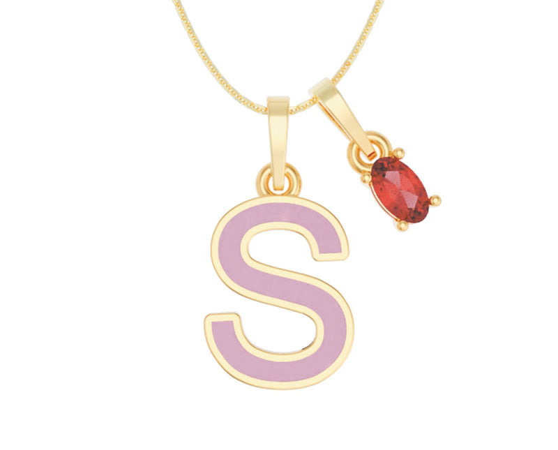 Inicial Esmaltada con Zirconia Roja