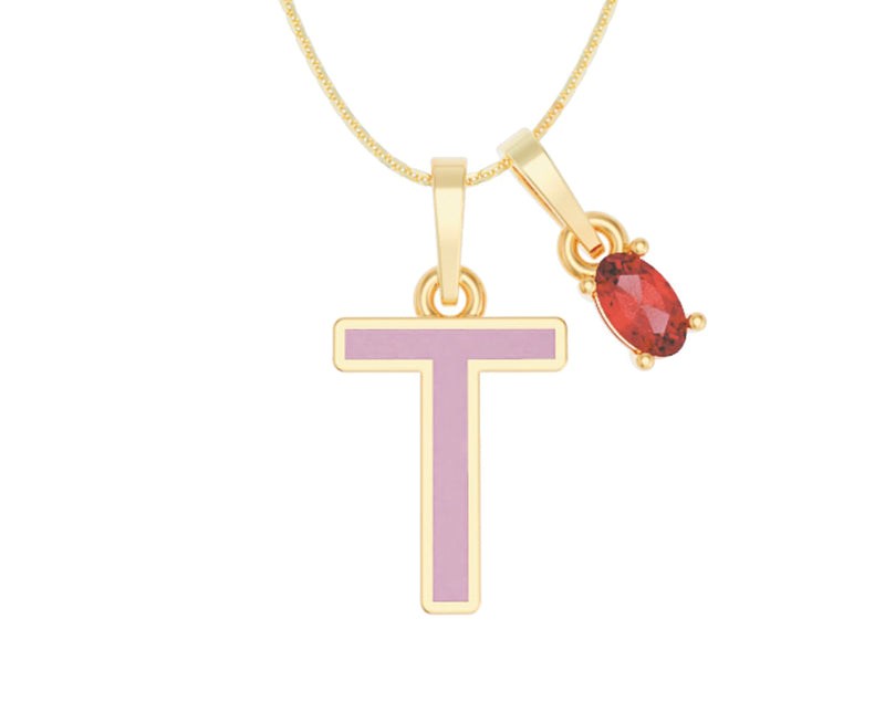 Inicial Esmaltada con Zirconia Roja