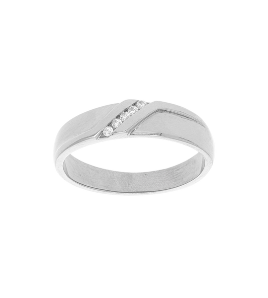 Argolla Zirconia Oro 14K