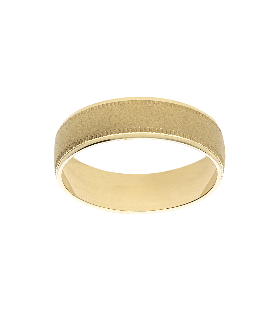 Argolla Oro Amarillo Bisel