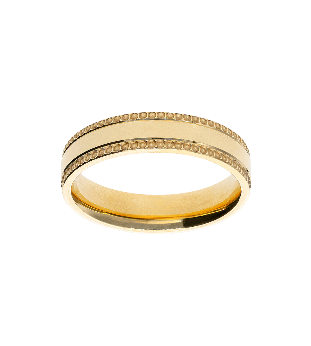 Argolla Puntos Oro 14K