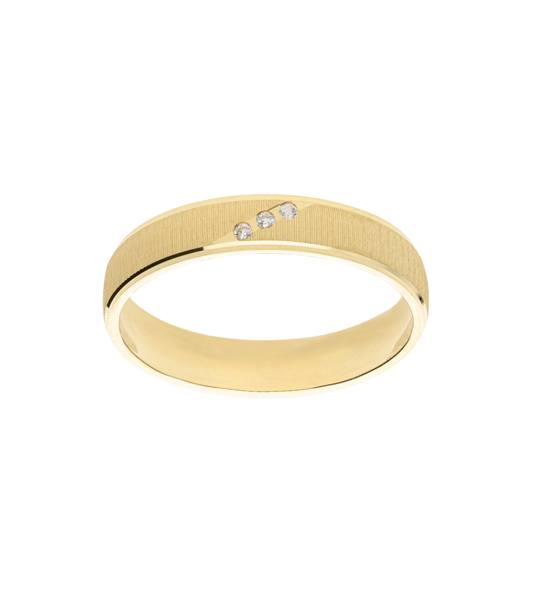 Argolla Zirconias Oro 10K