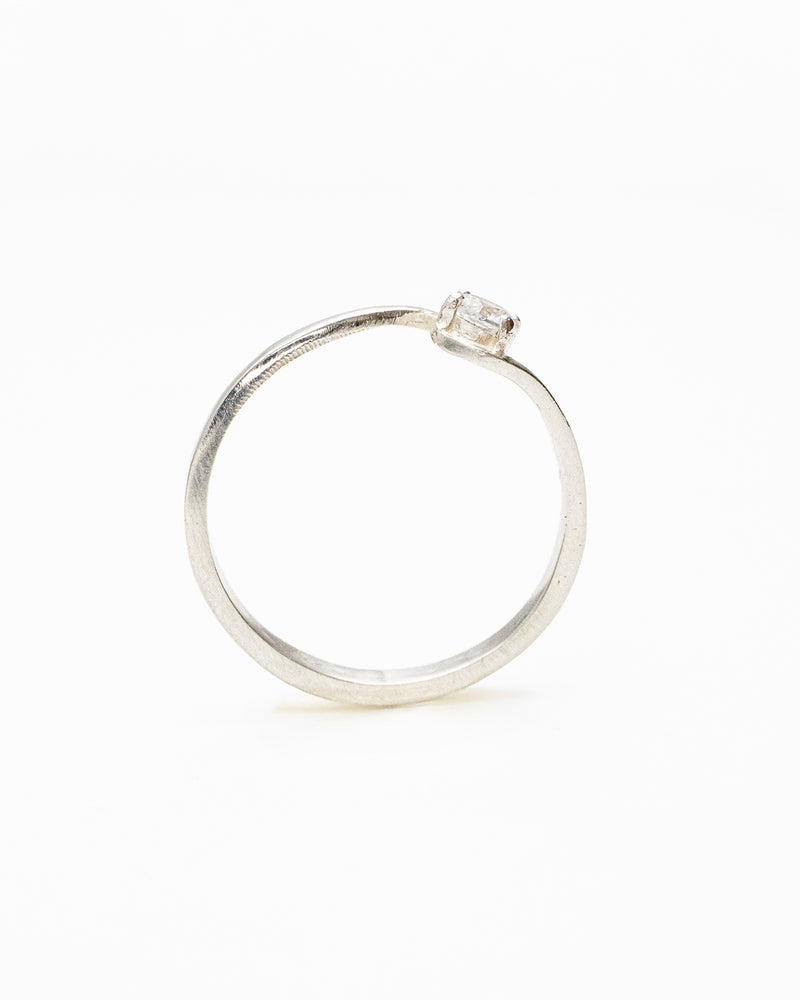 Anillo Cruzado de Plata