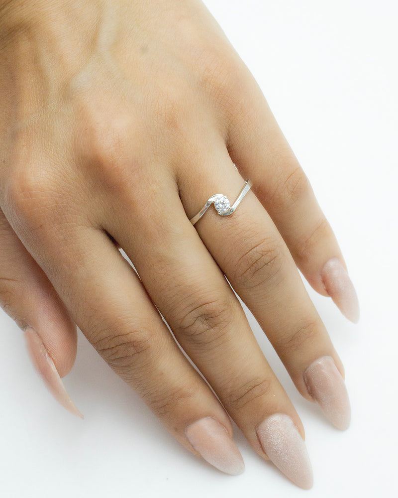 Anillo Cruzado de Plata