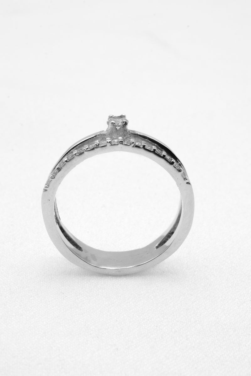 Anillo Doble de Plata