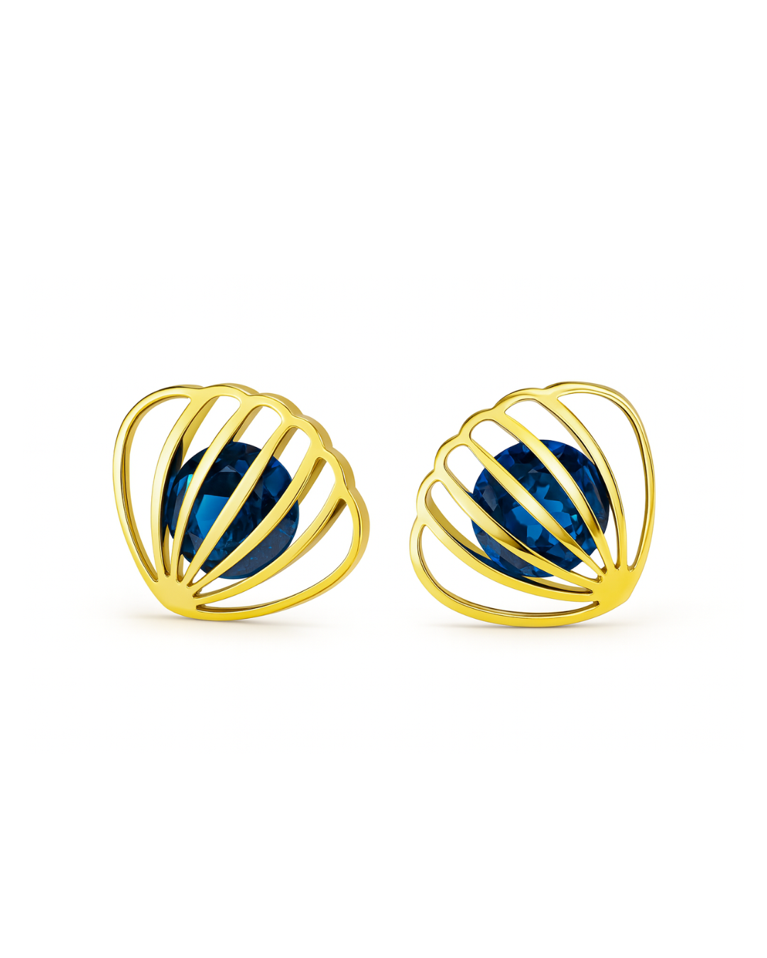 Broqueles de Concha con Zirconia