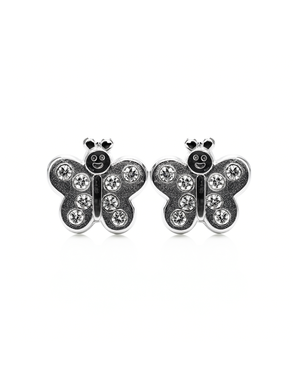 Broquel Mariposa con Zirconia