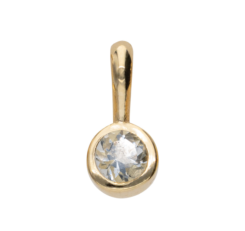 Dije Marzo con Acuamarina