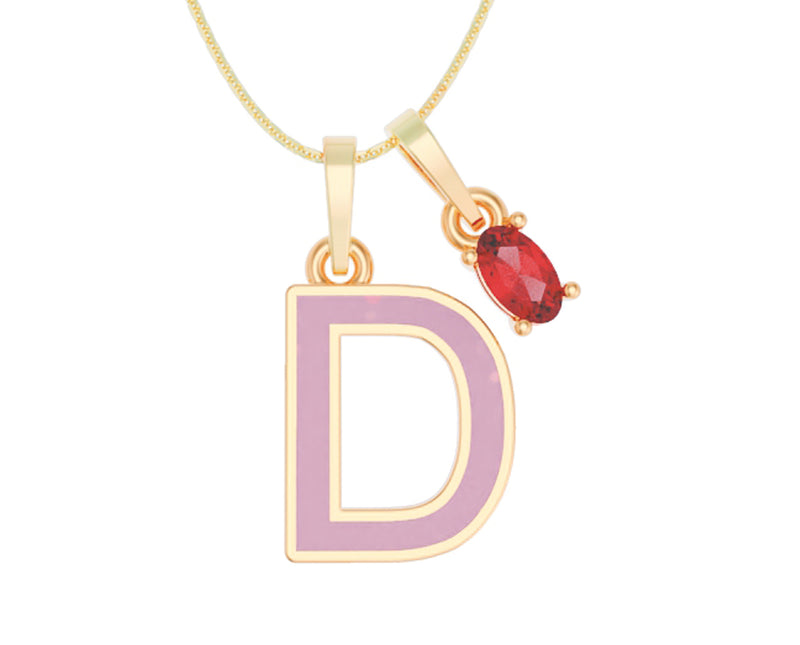 Inicial Esmaltada con Zirconia Roja