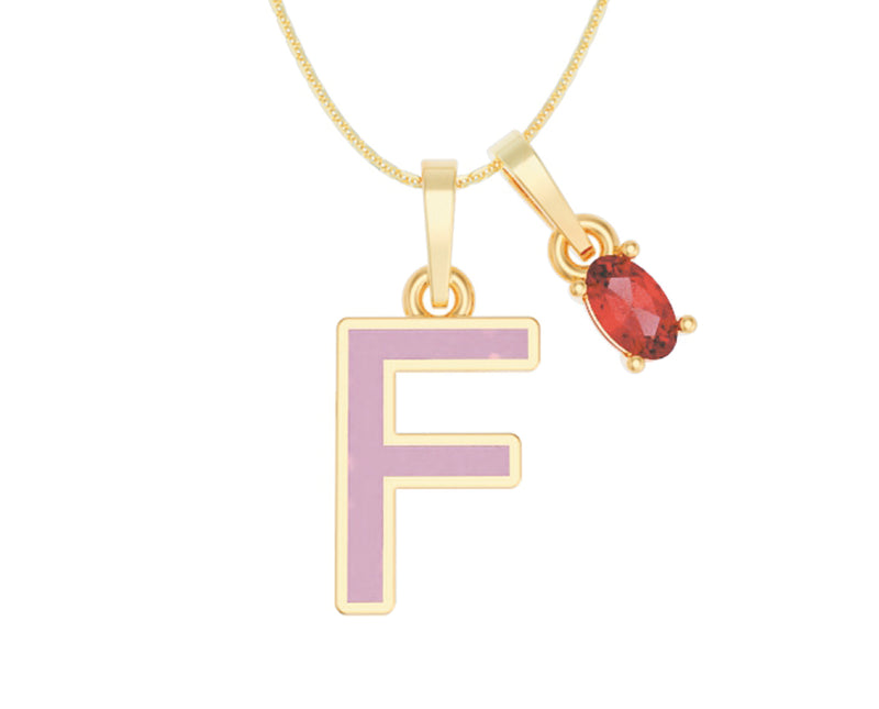 Inicial Esmaltada con Zirconia Roja