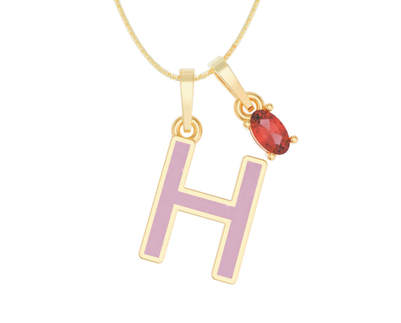 Inicial Esmaltada con Zirconia Roja