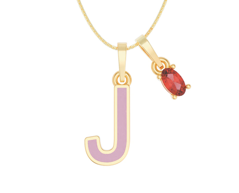 Inicial Esmaltada con Zirconia Roja