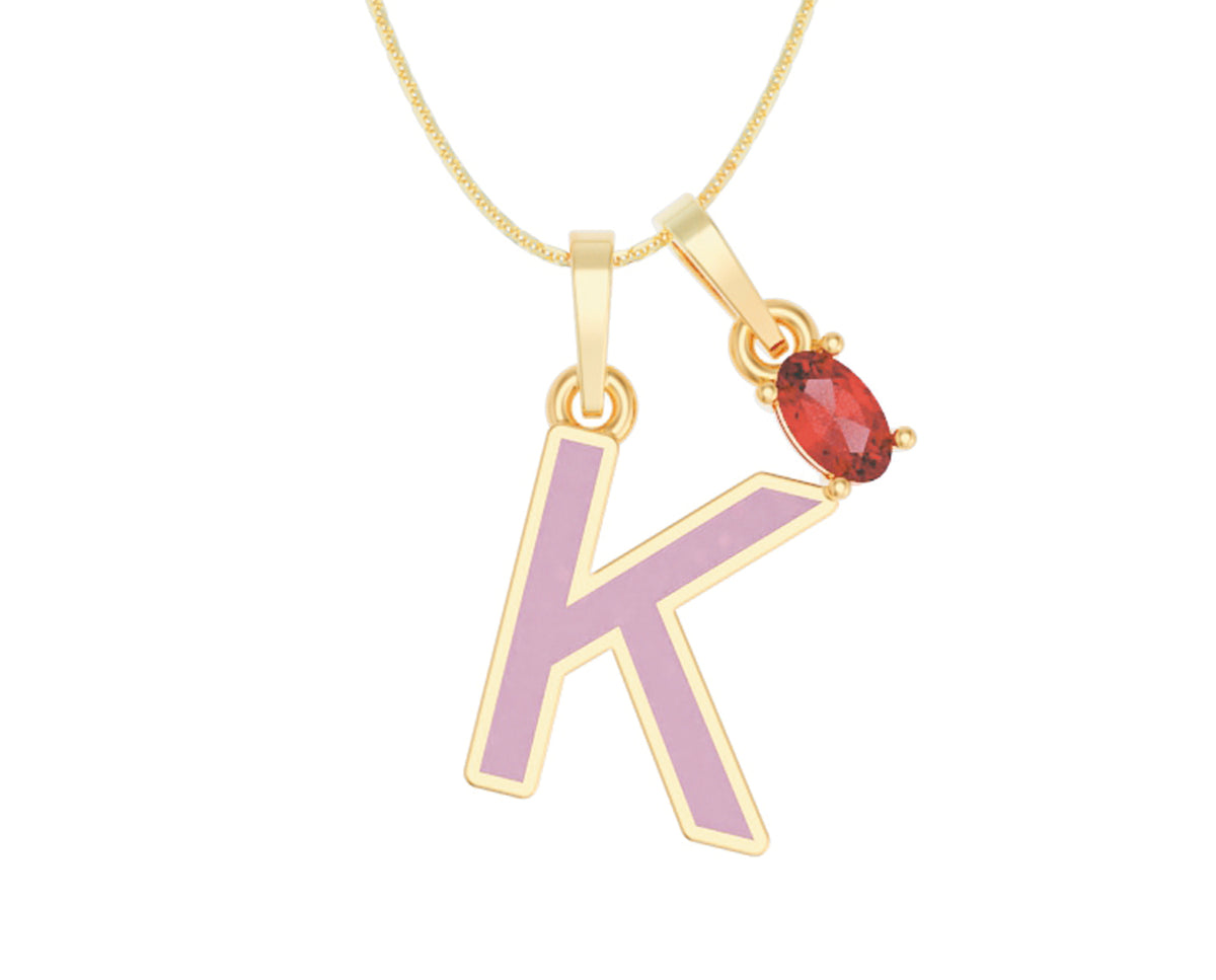 Inicial Esmaltada con Zirconia Roja