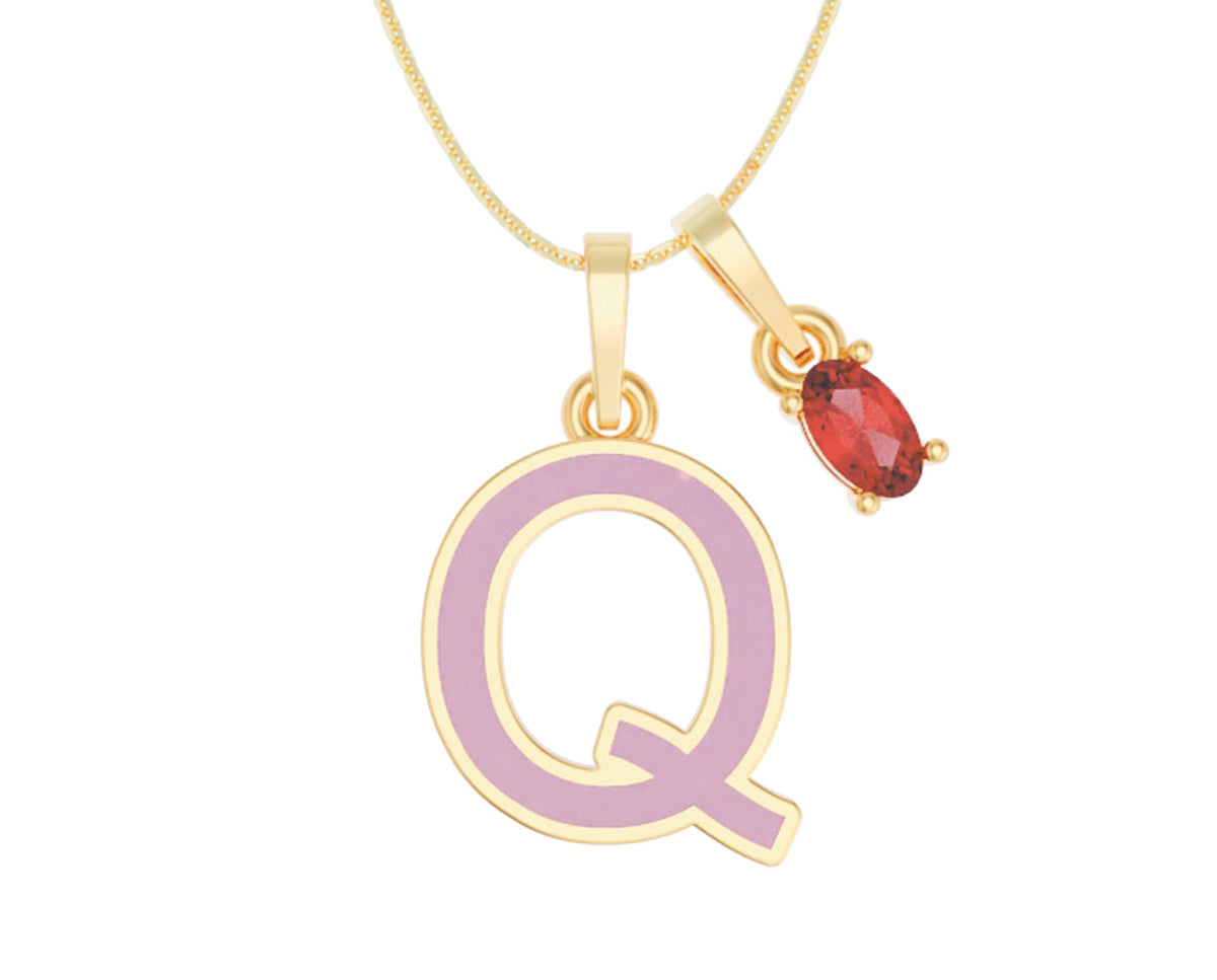 Inicial Esmaltada con Zirconia Roja