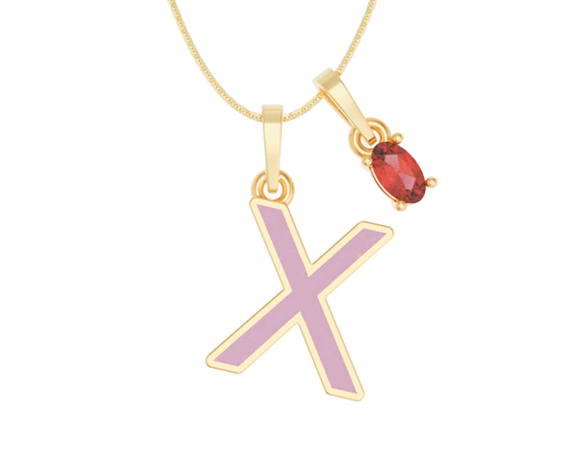 Inicial Esmaltada con Zirconia Roja