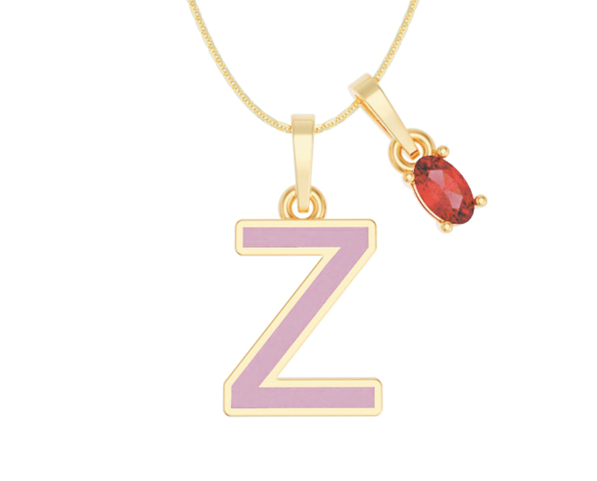 Inicial Esmaltada con Zirconia Roja