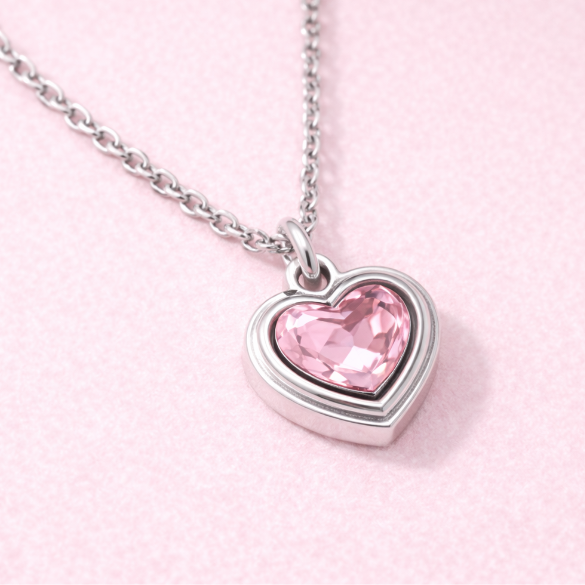 Dije Corazón Oro 10k con Zirconia