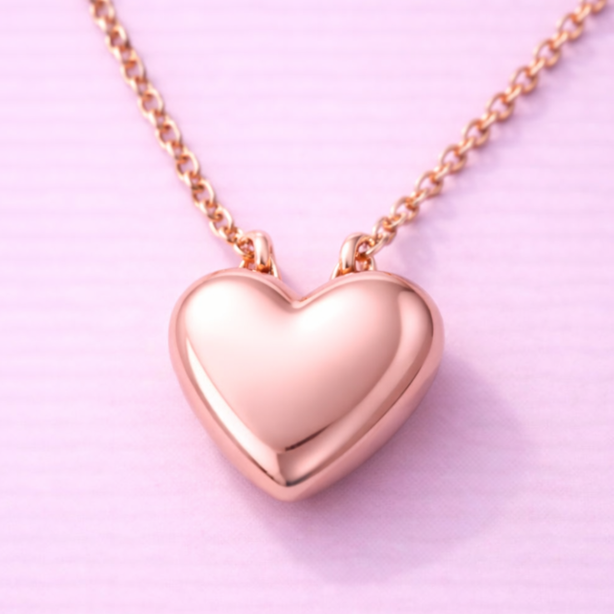 Gargantilla Corazón Liso Oro 10k