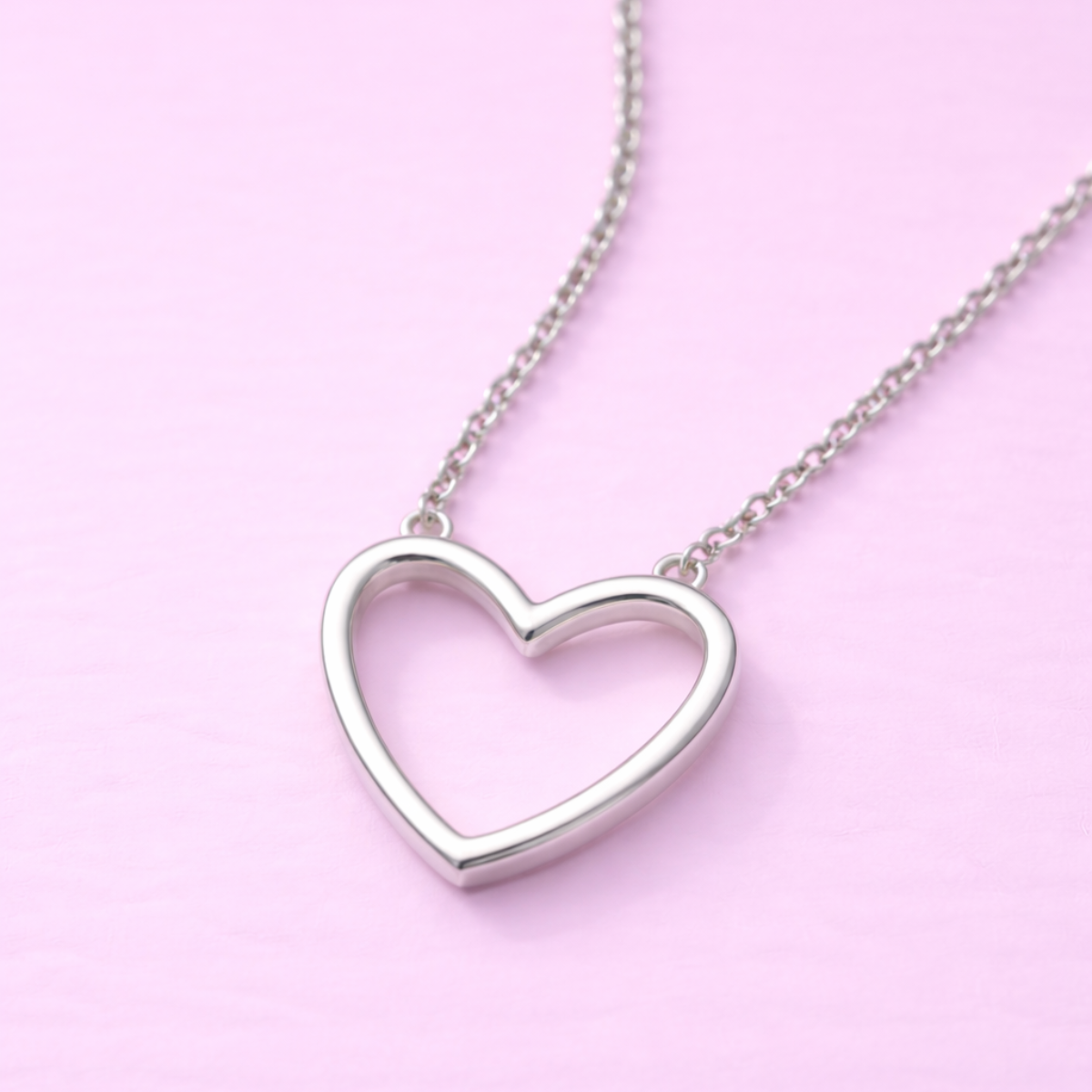 Gargantilla Corazón Plata Ley .950