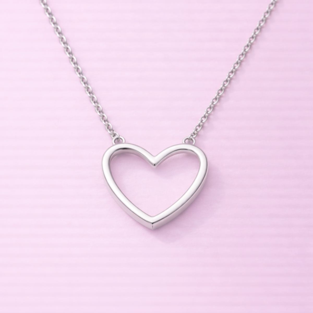 Gargantilla Corazón Plata Ley .950