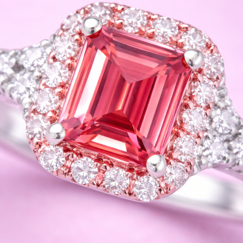 Anillo Plata Ley. 950 con Zirconia