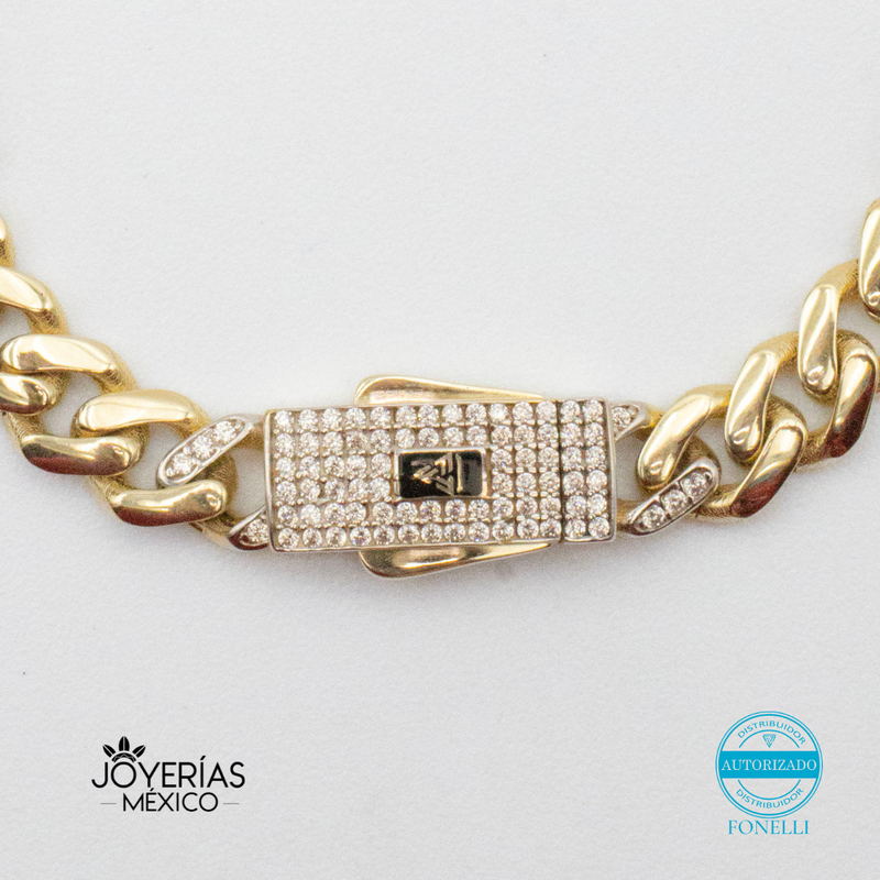 Pulsera 5X1 6mm de Oro 10k