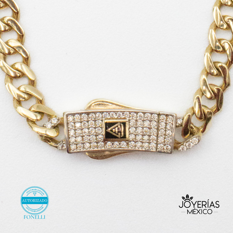 Cadena Barbada 5mm de Oro 10k