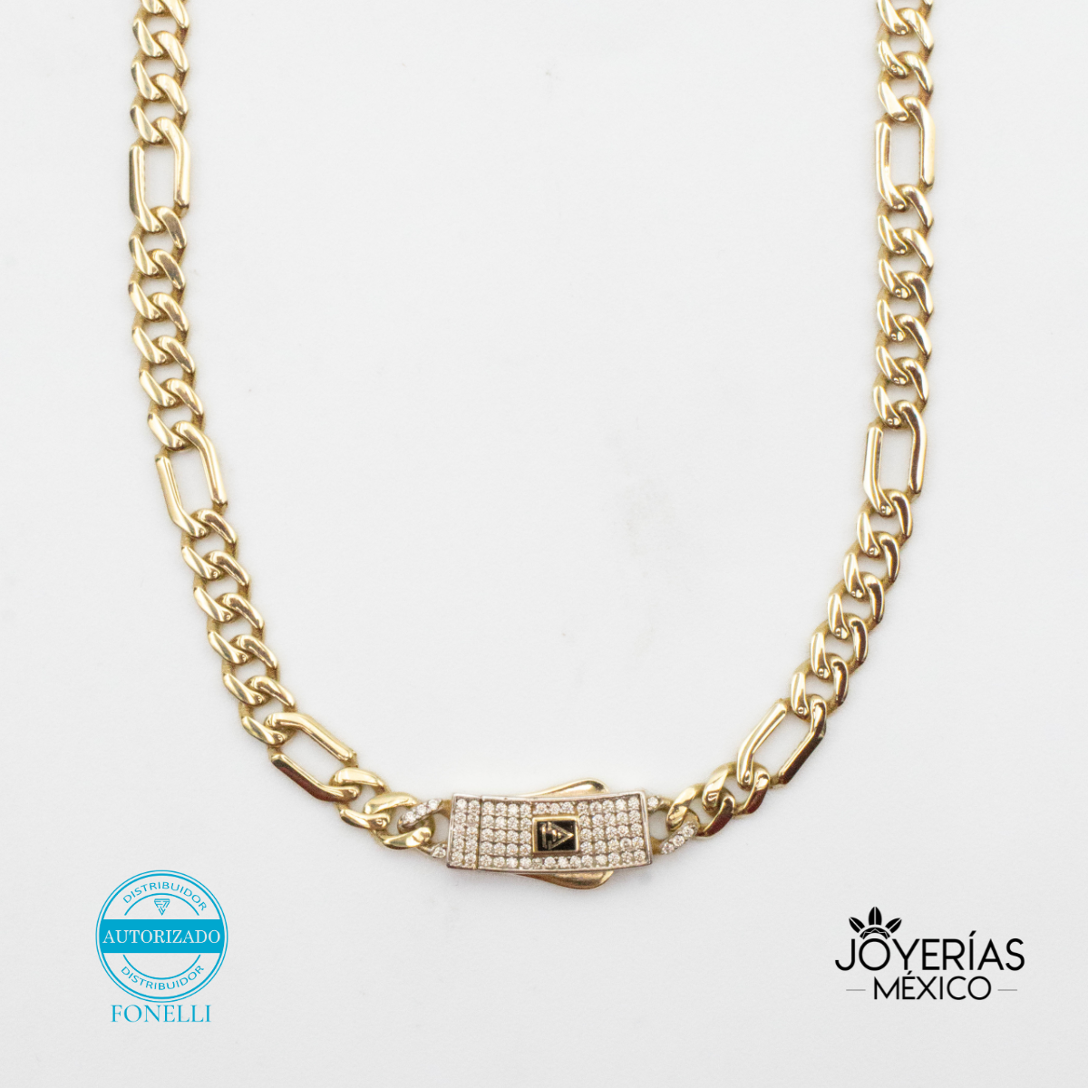 Cadena 5x1 de 5mm de Oro 10k