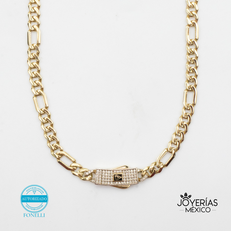 Cadena 5x1 de 5mm de Oro 10k