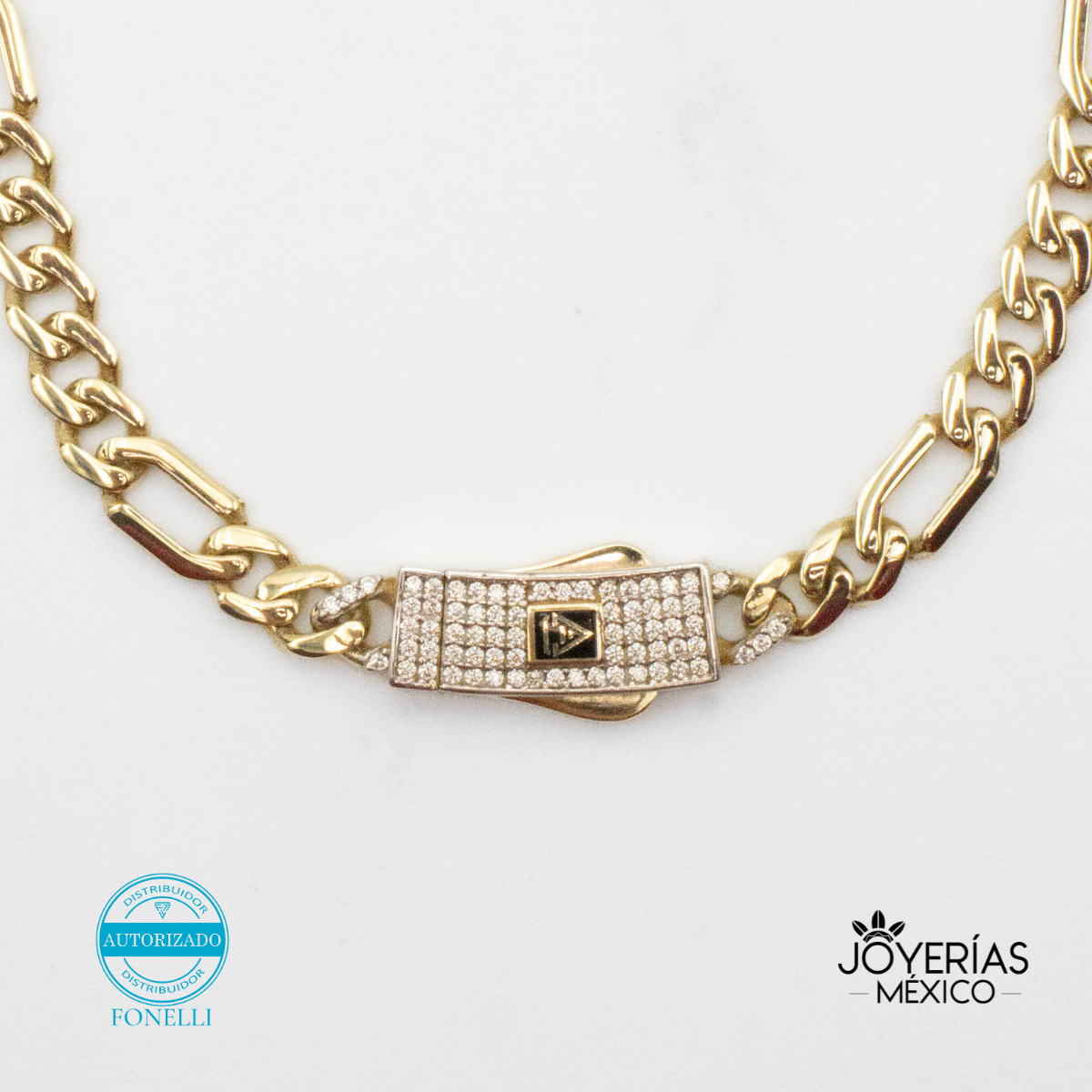 Cadena 5x1 de 5mm de Oro 10k