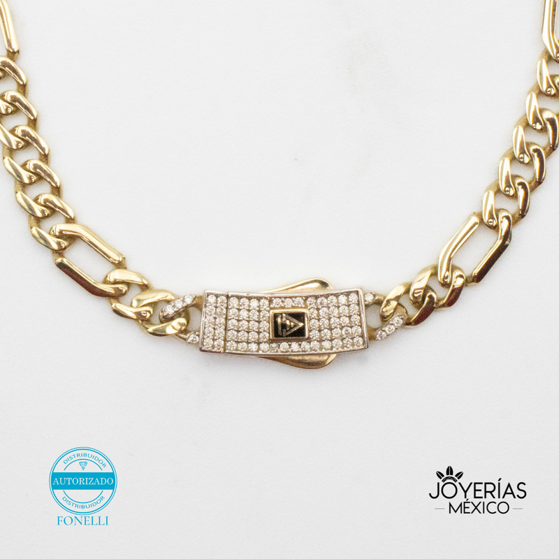 Cadena 5x1 de 5mm de Oro 10k