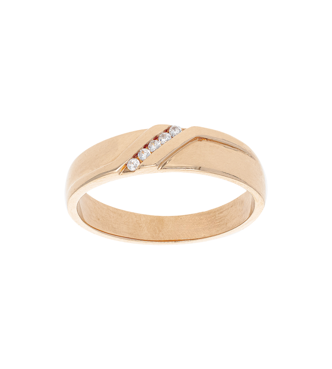 Argolla Oro Zirconia