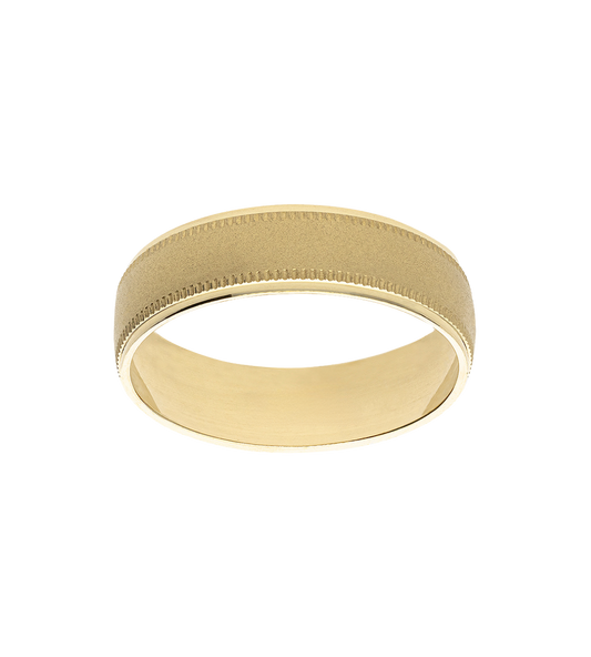 Argolla Oro Amarillo Bisel