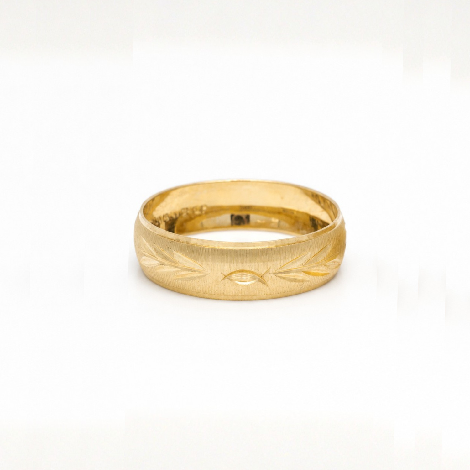Argolla De Matrimonio Oro Amarillo 10k 6mm Abundancia