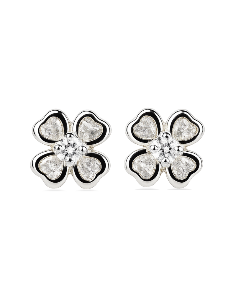 Broquel Flores con Zirconia