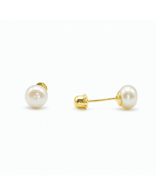 Broqueles con Perlas