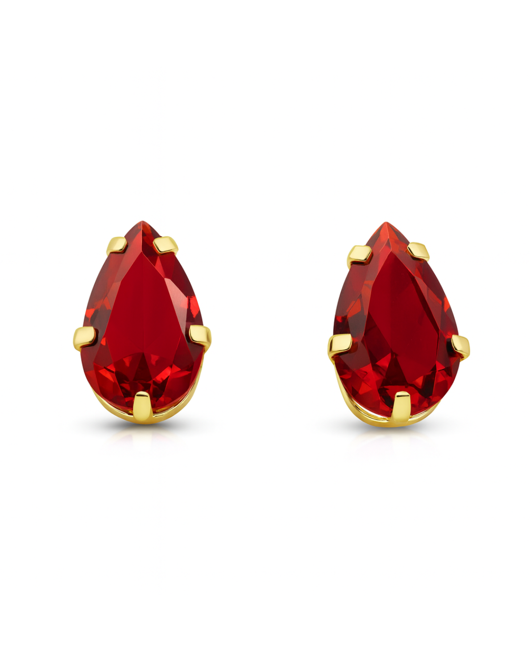 Broqueles de Pera con Zirconia
