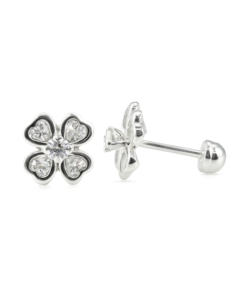 Broquel Flores con Zirconia