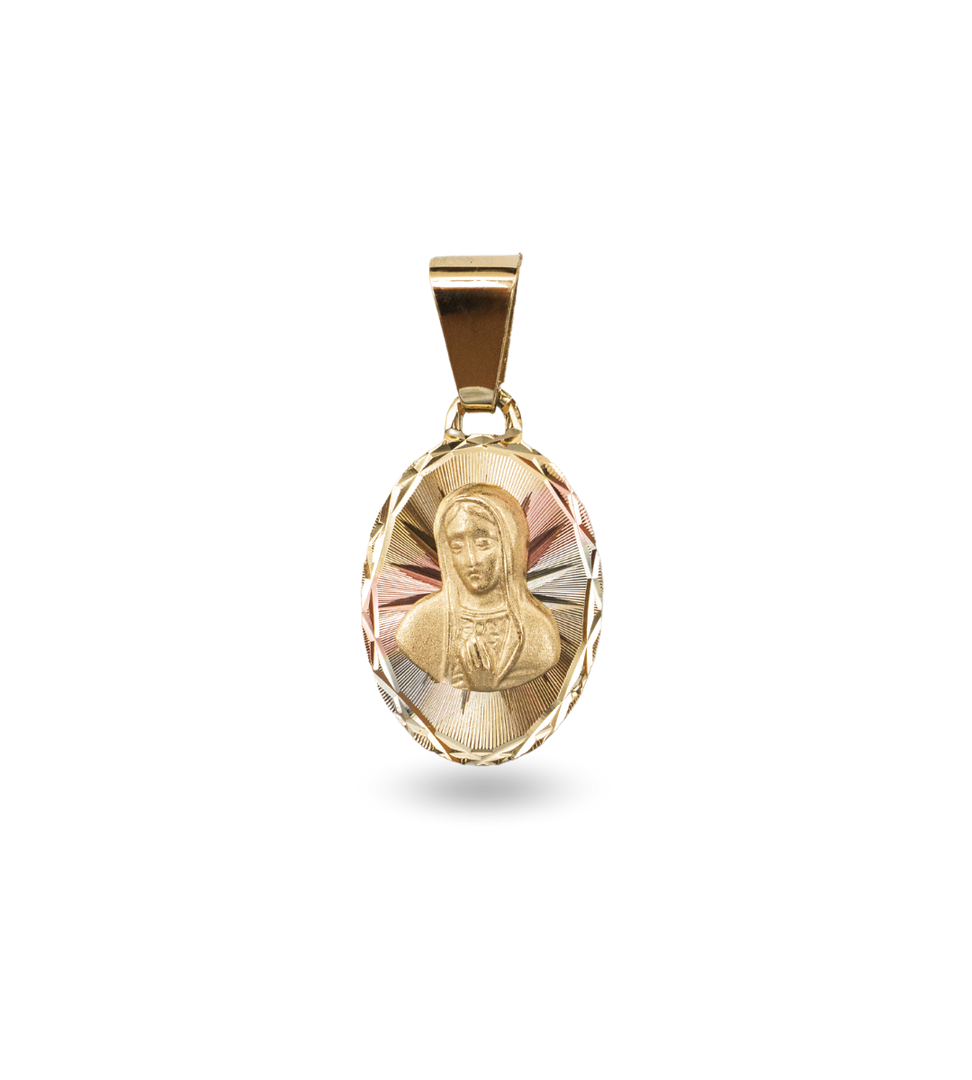 Medalla Chica Virgen Medio Busto