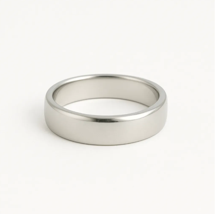 Argolla Lisa 6mm Plata Ley .950