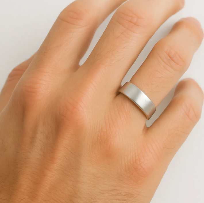 Argolla Lisa 6mm Plata Ley .950