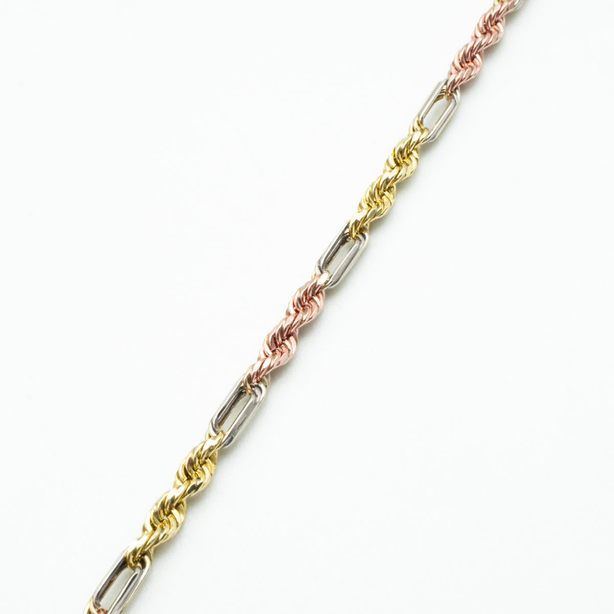 Pulsera Figaro Tres Oros
