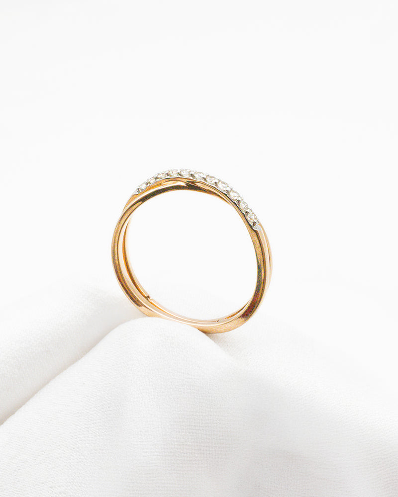 Churumbela Entrelazado con Diamantes