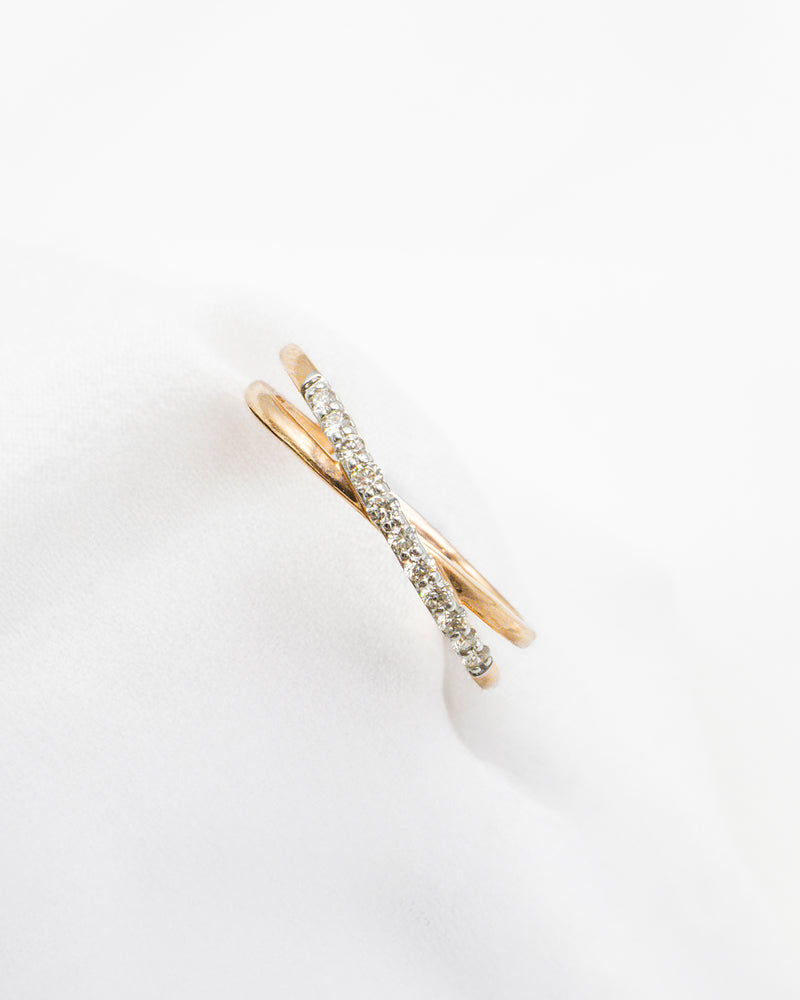 Churumbela Entrelazado con Diamantes