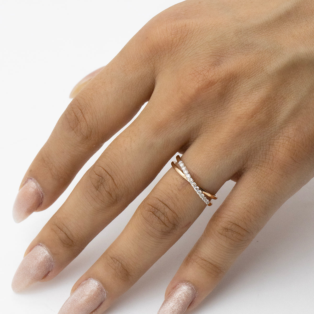 Churumbela Entrelazado con Diamantes