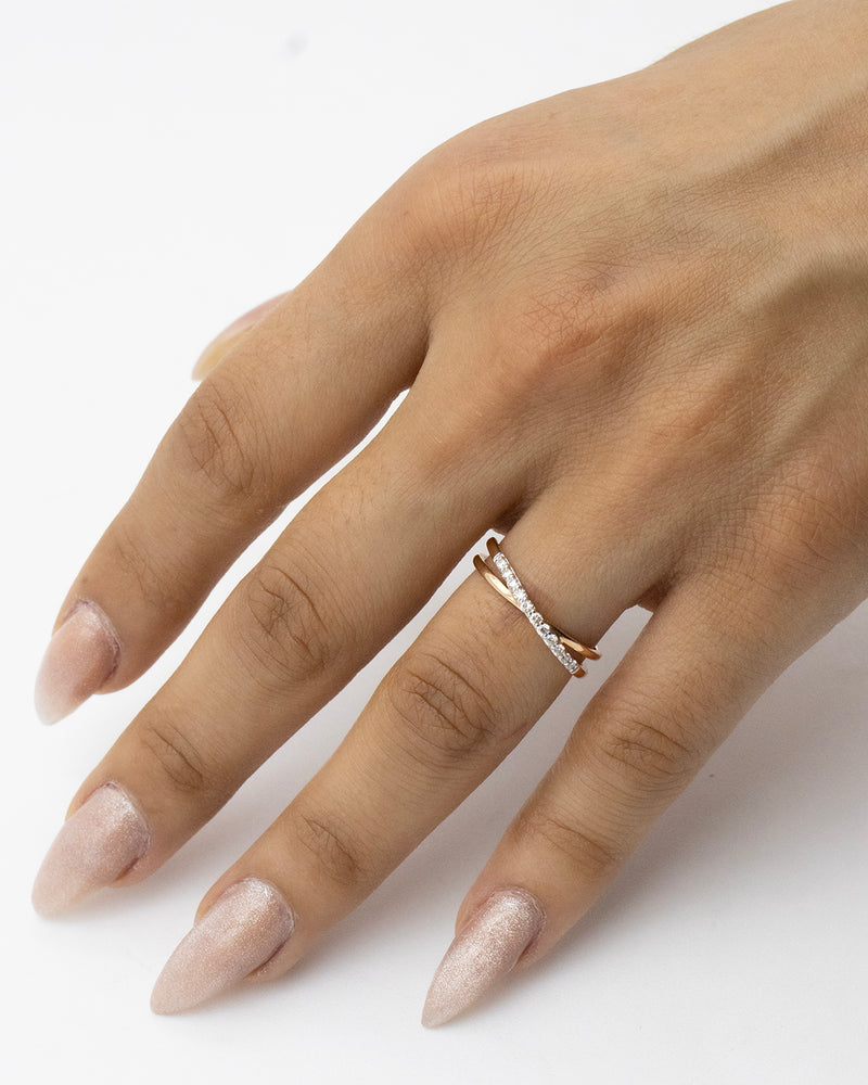 Churumbela Entrelazado con Diamantes